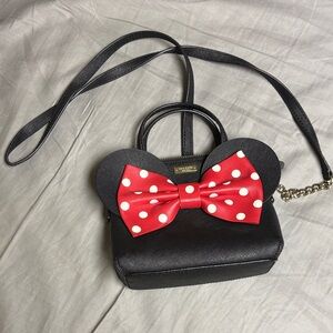 Kate Spade Black Minnie Mouse Crossbody Bag